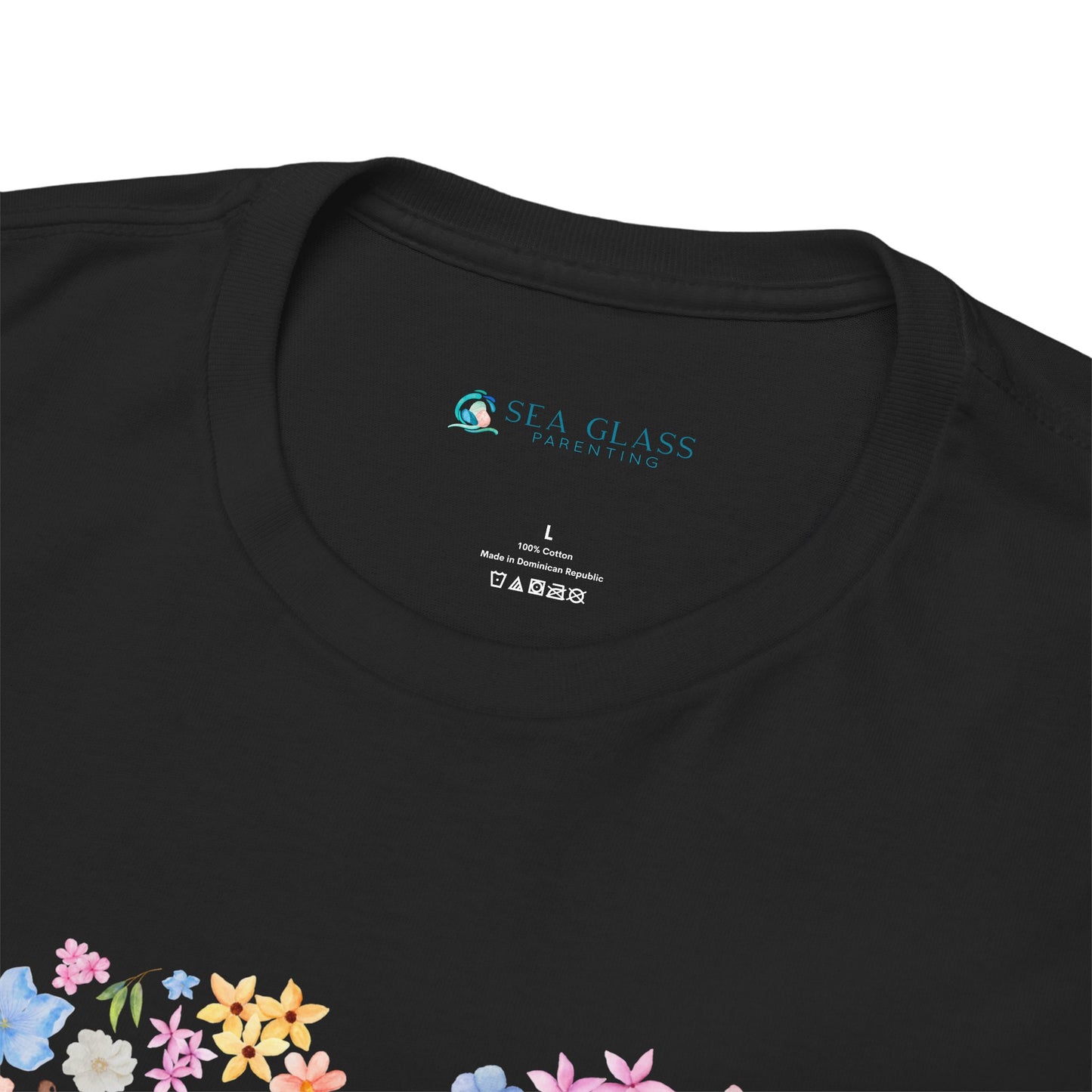 Floral Heart Motherhood/Fatherhood is Forever—Baby Loss Remembrance (unisex t-shirt)