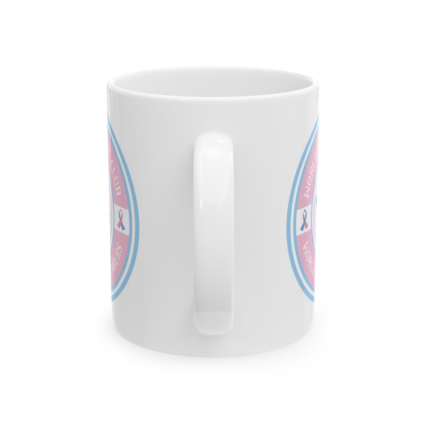 World's Shittiest Club; World's Best Members—Grief Community (ceramic coffee mug)