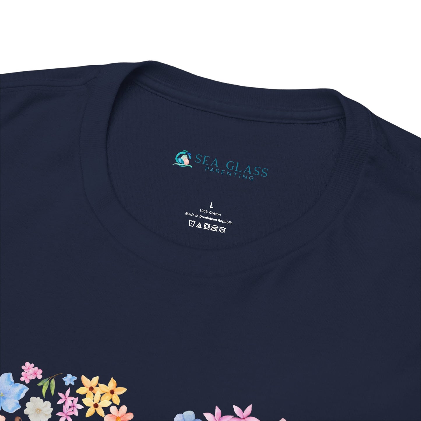 Floral Heart Motherhood/Fatherhood is Forever—Baby Loss Remembrance (unisex t-shirt)