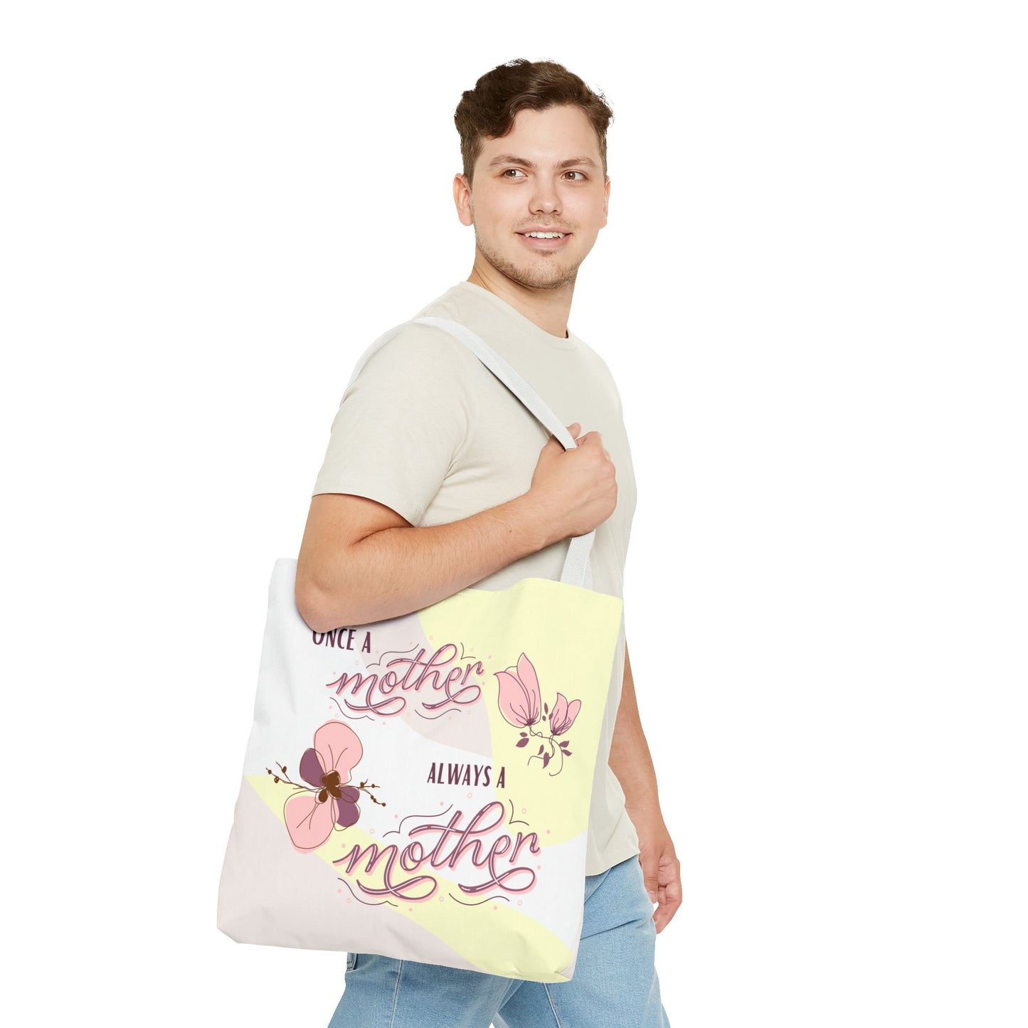 Once a mother, Always a mother—Baby Loss Remembrance (poly tote bag)