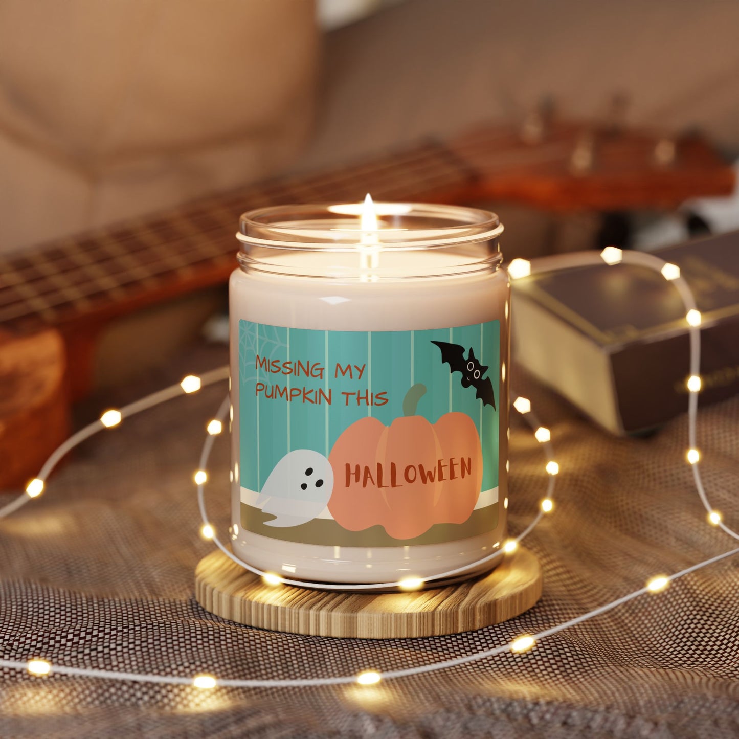 Orange Pumpkin, Missing my Pumpkin this Halloween—Baby Loss Remembrance (9 oz soy candle)