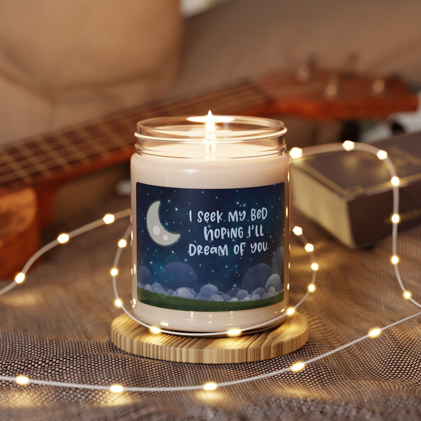 I seek my bed hoping I dream of you—Baby Loss Remembrance (9 oz soy candle)