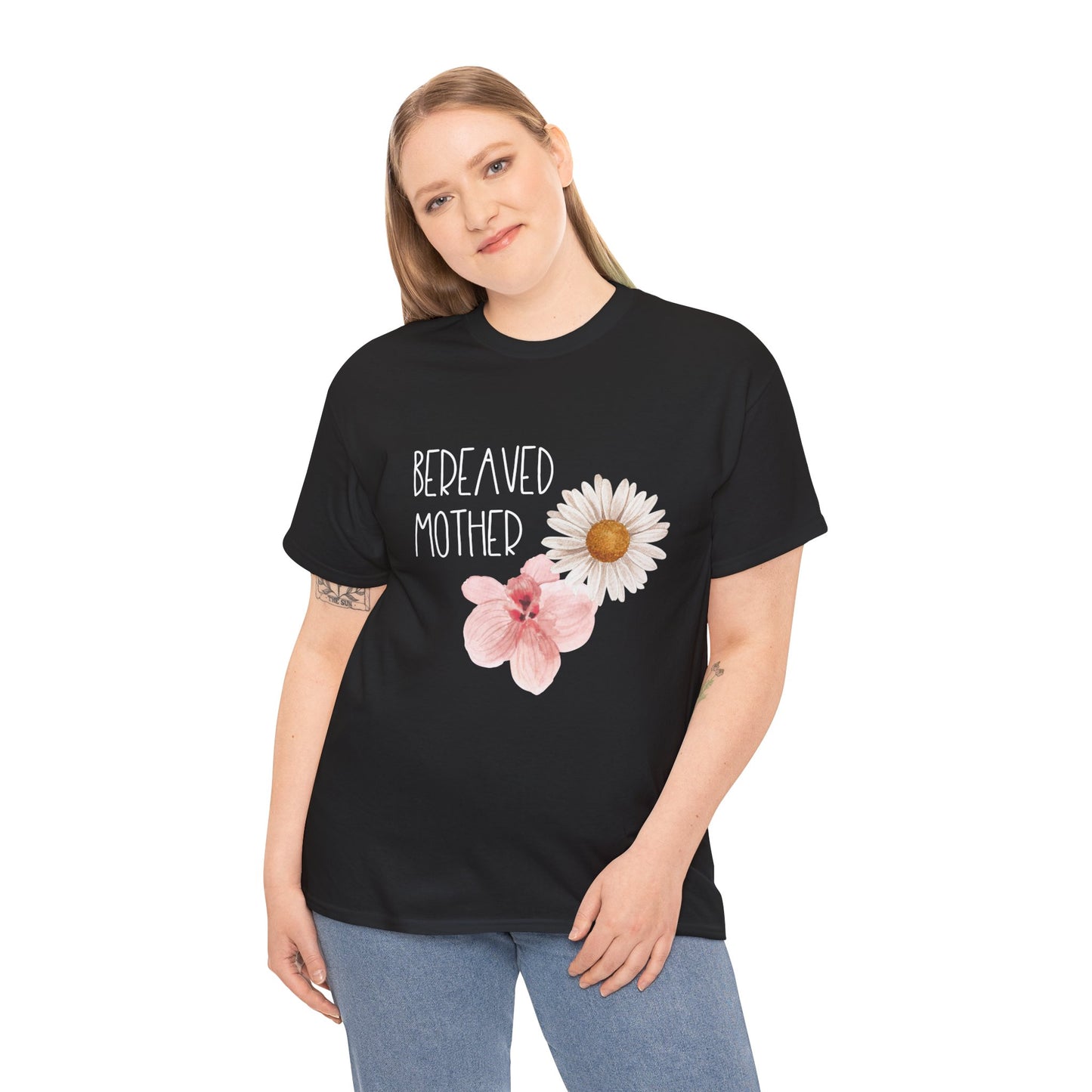 Gold Florals Bereaved Mother/Father—Baby Loss Remembrance (unisex t-shirt)