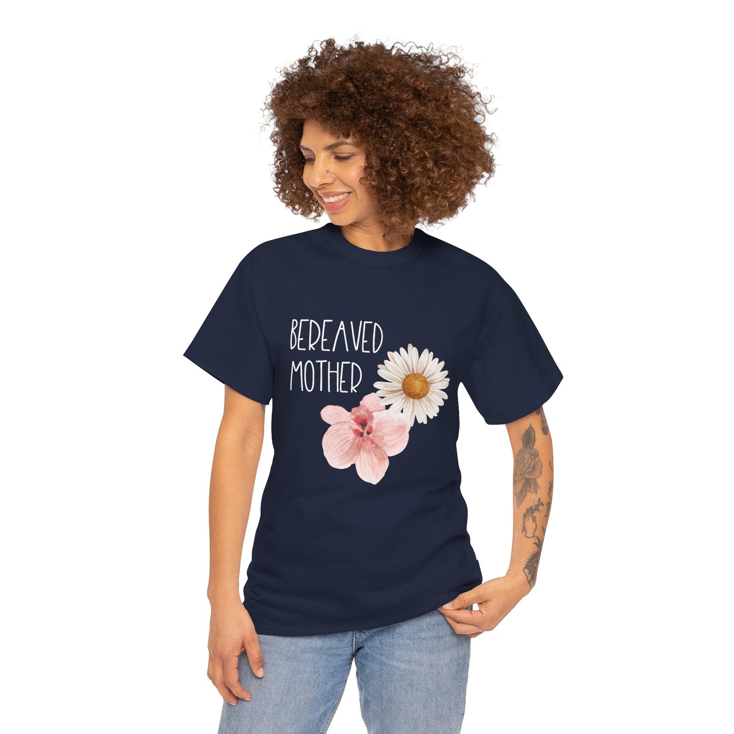 Gold Florals Bereaved Mother/Father—Baby Loss Remembrance (unisex t-shirt)