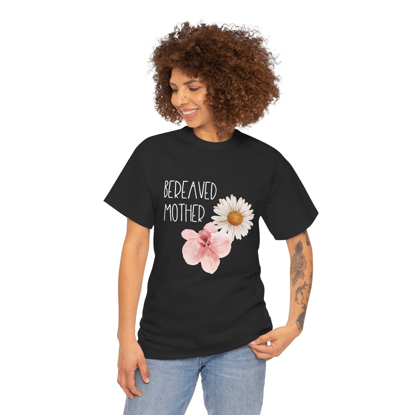 Gold Florals Bereaved Mother/Father—Baby Loss Remembrance (unisex t-shirt)