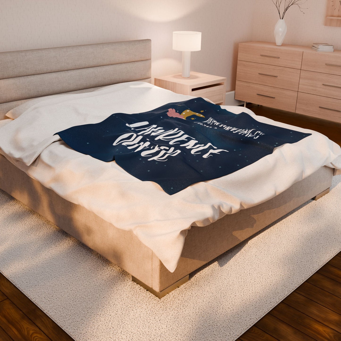 Remembering my Child in the Stars, Personalizable w/Name—Baby Loss Remembrance (minky velveteen blanket)