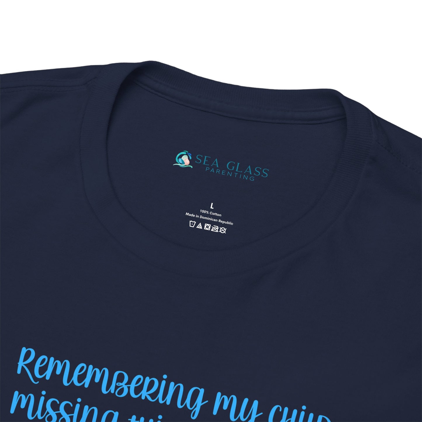 White Stocking Remembering my Child this Christmas; Personalize w/Name—Baby Loss Remembrance (unisex t-shirt)