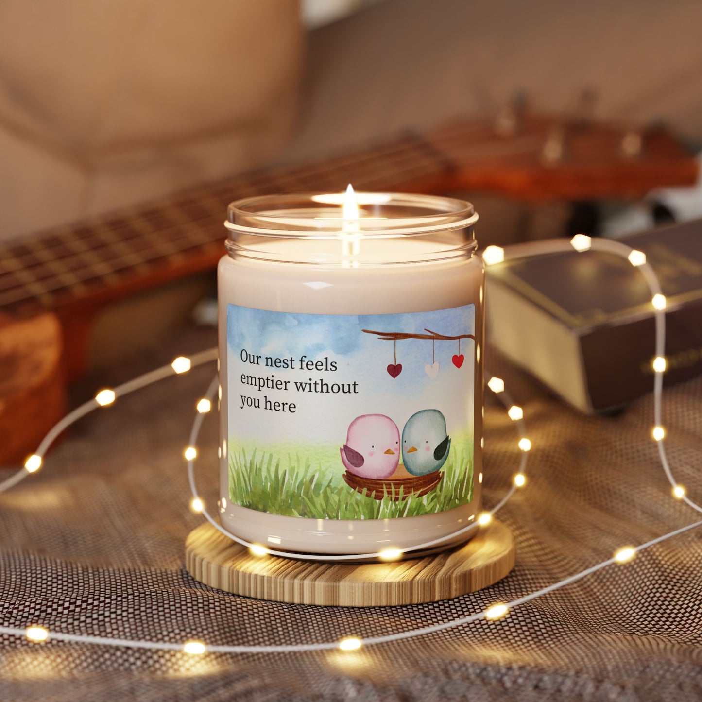 Our nest feels emptier without you here—Baby Loss Remembrance (9 oz soy candle)