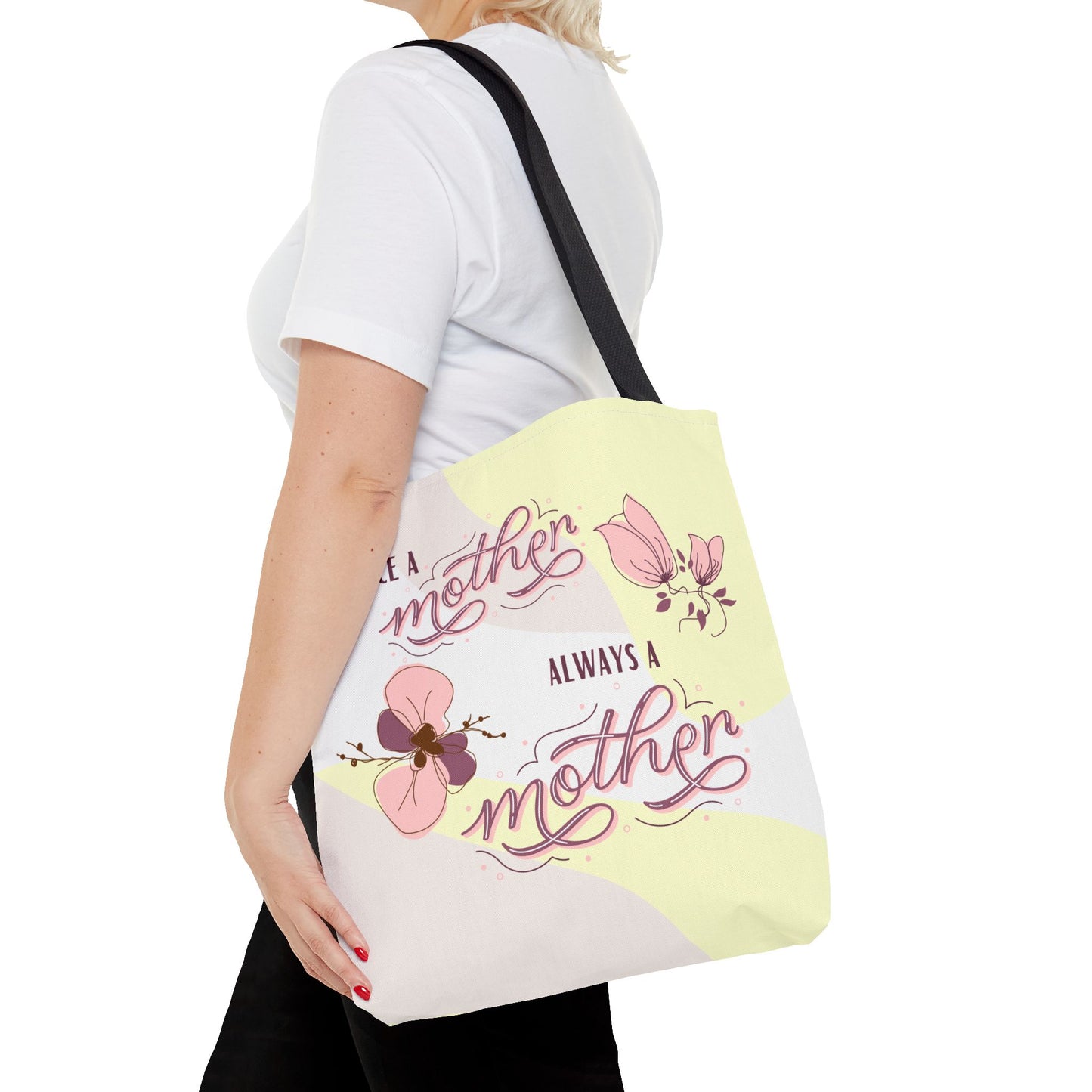 Once a mother, Always a mother—Baby Loss Remembrance (poly tote bag)
