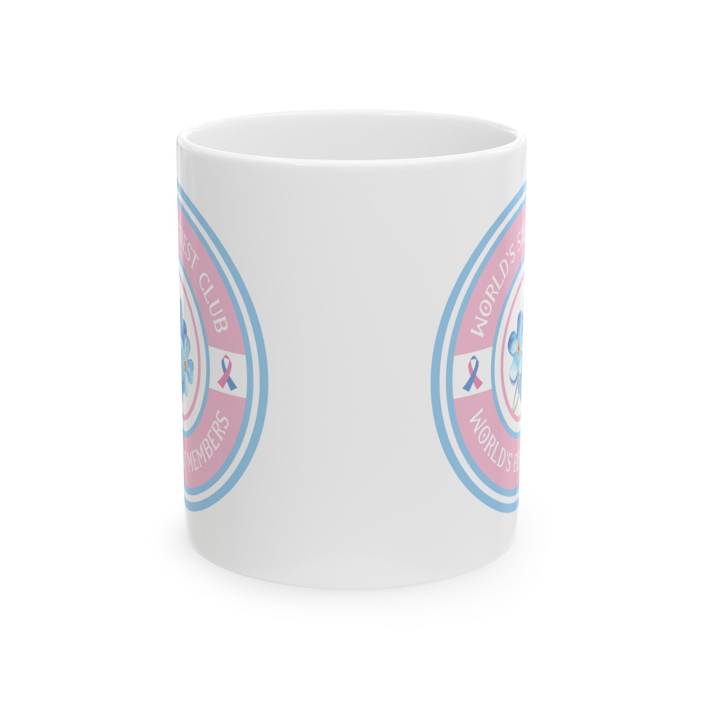 World's Shittiest Club; World's Best Members—Grief Community (ceramic coffee mug)