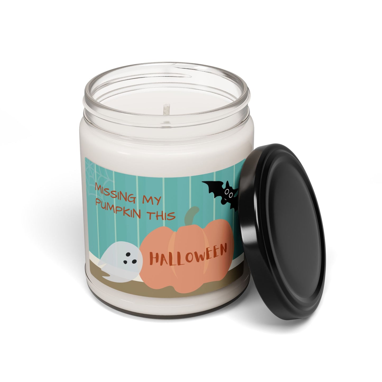 Orange Pumpkin, Missing my Pumpkin this Halloween—Baby Loss Remembrance (9 oz soy candle)