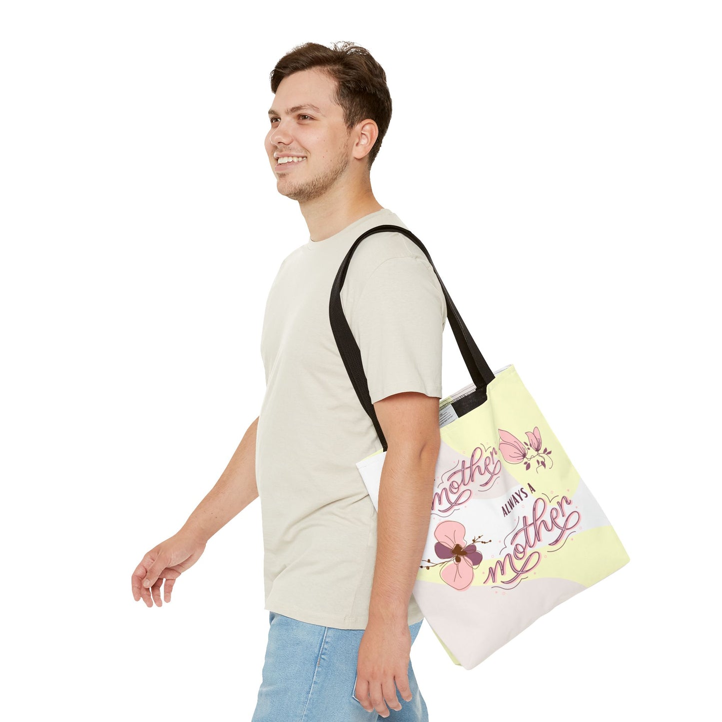 Once a mother, Always a mother—Baby Loss Remembrance (poly tote bag)