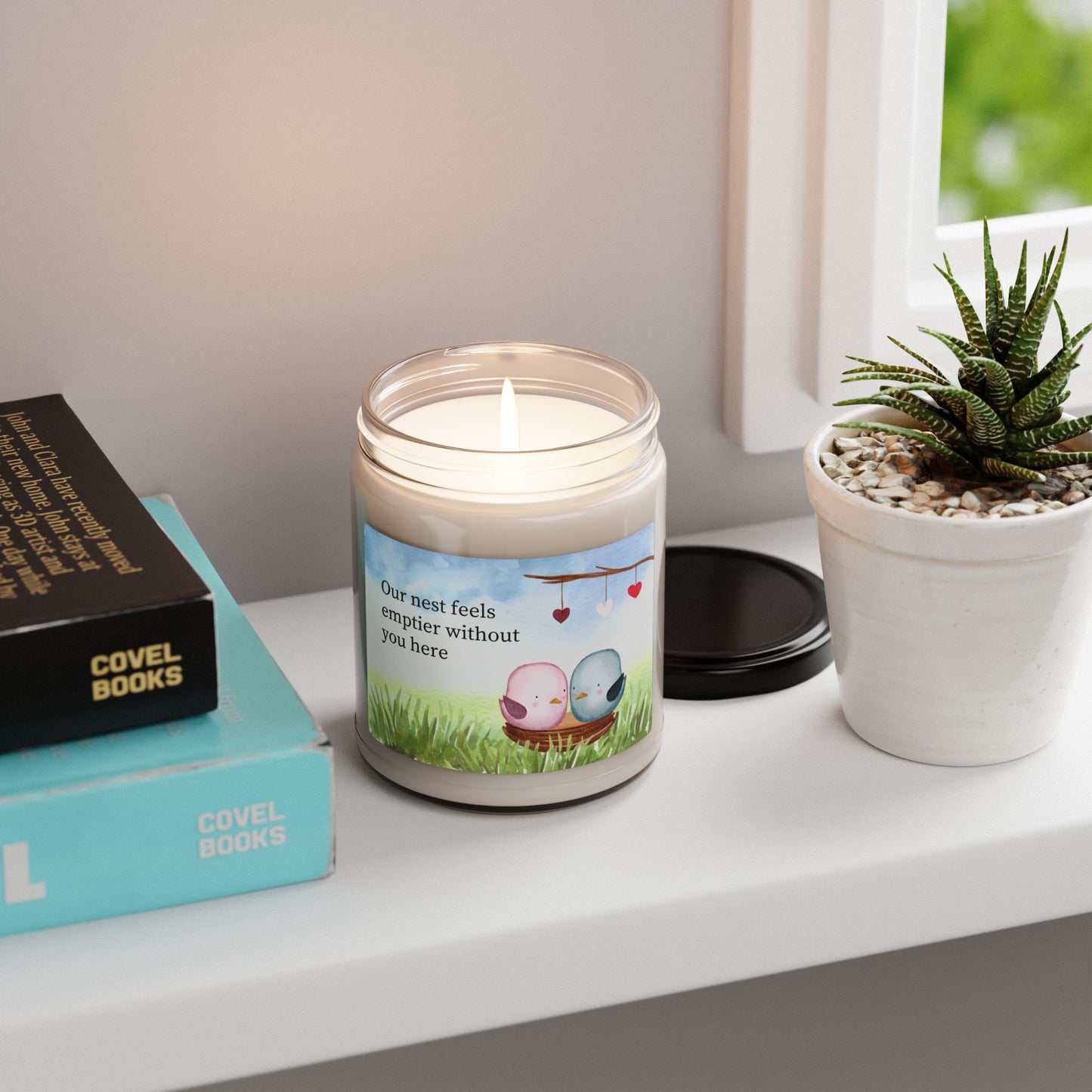 Our nest feels emptier without you here—Baby Loss Remembrance (9 oz soy candle)