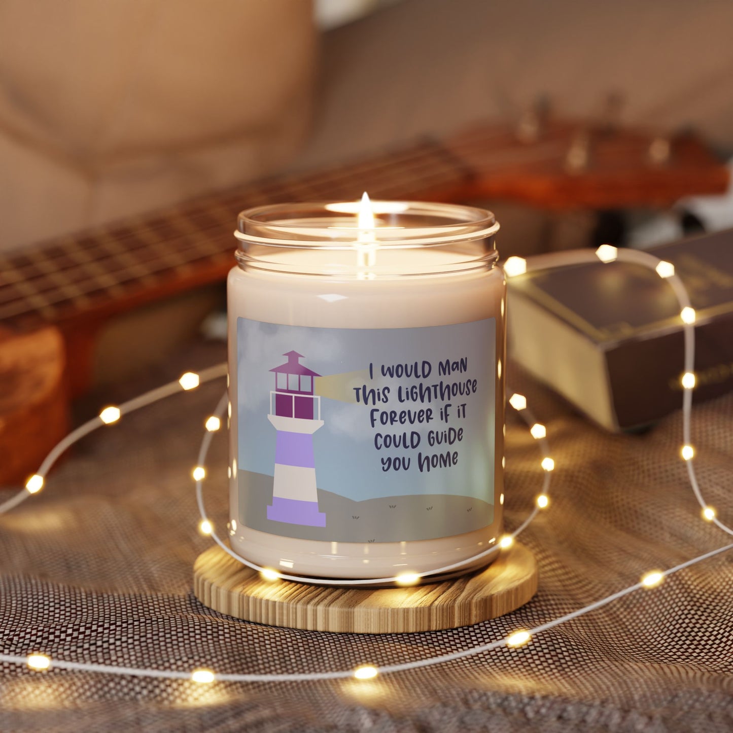 I would man this lighthouse forever if it could guide you home—Baby Loss Remembrance (9 oz soy candle)