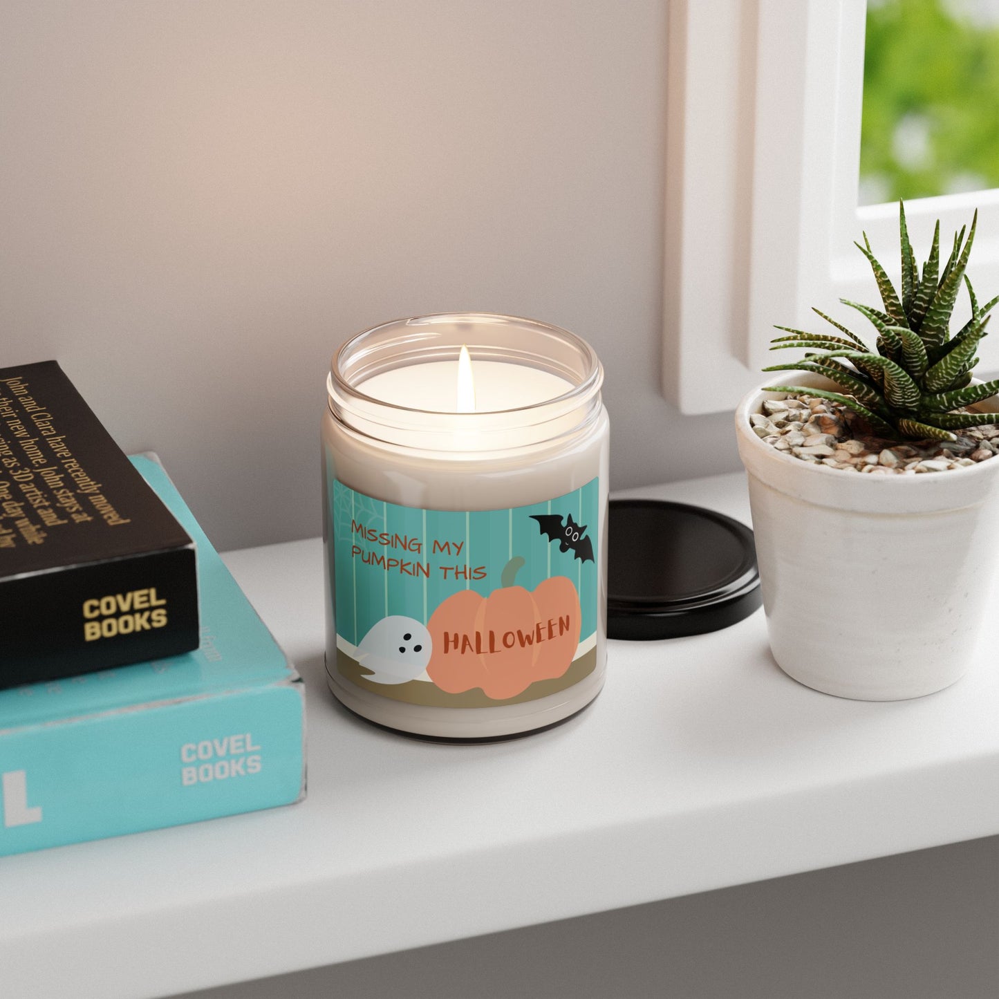Orange Pumpkin, Missing my Pumpkin this Halloween—Baby Loss Remembrance (9 oz soy candle)