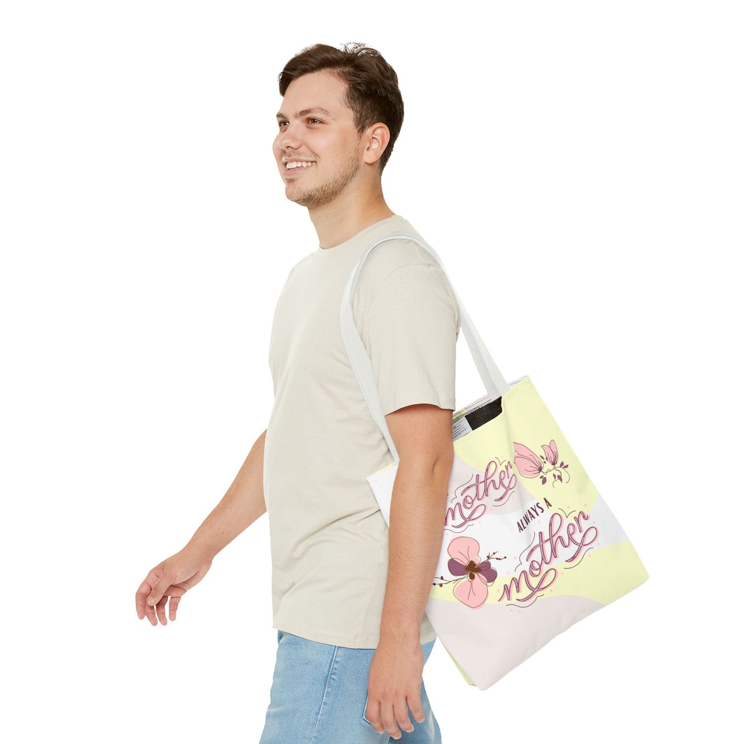 Once a mother, Always a mother—Baby Loss Remembrance (poly tote bag)