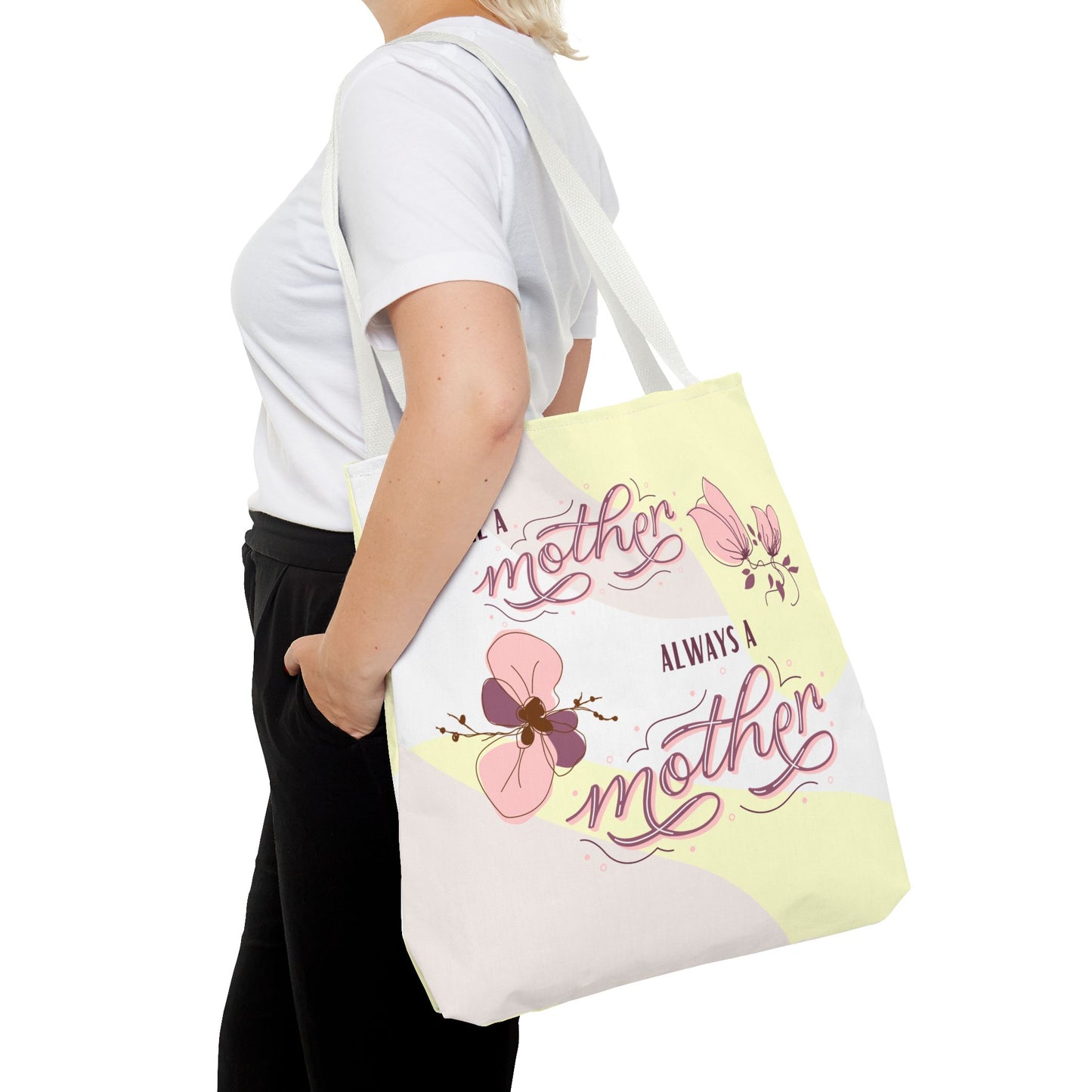 Once a mother, Always a mother—Baby Loss Remembrance (poly tote bag)