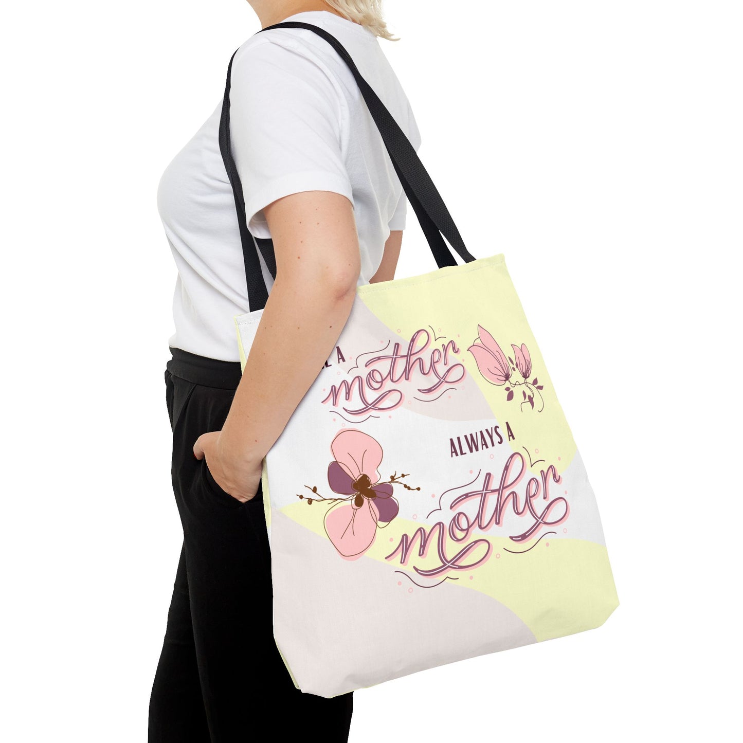 Once a mother, Always a mother—Baby Loss Remembrance (poly tote bag)