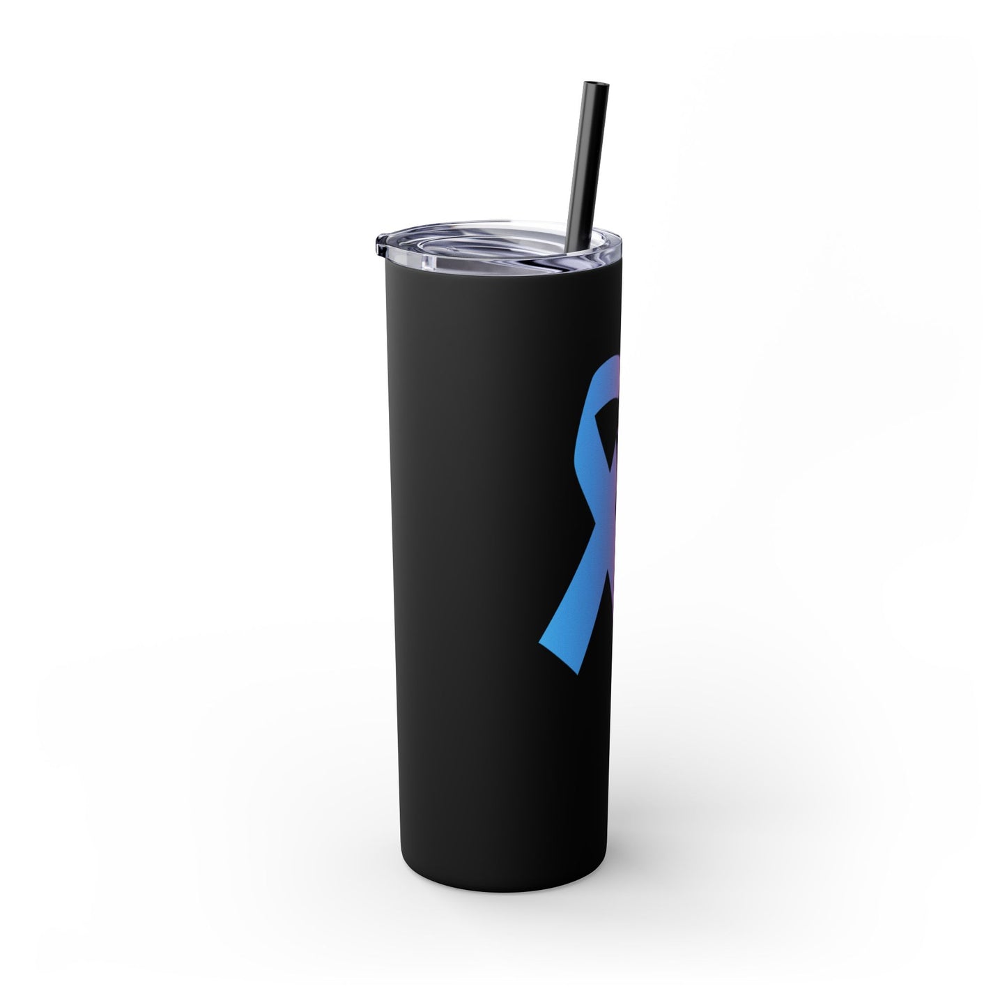 PAIL Awareness Ribbon with Butterflies—Baby Loss Awareness and Remembrance (stainless steel tumbler)