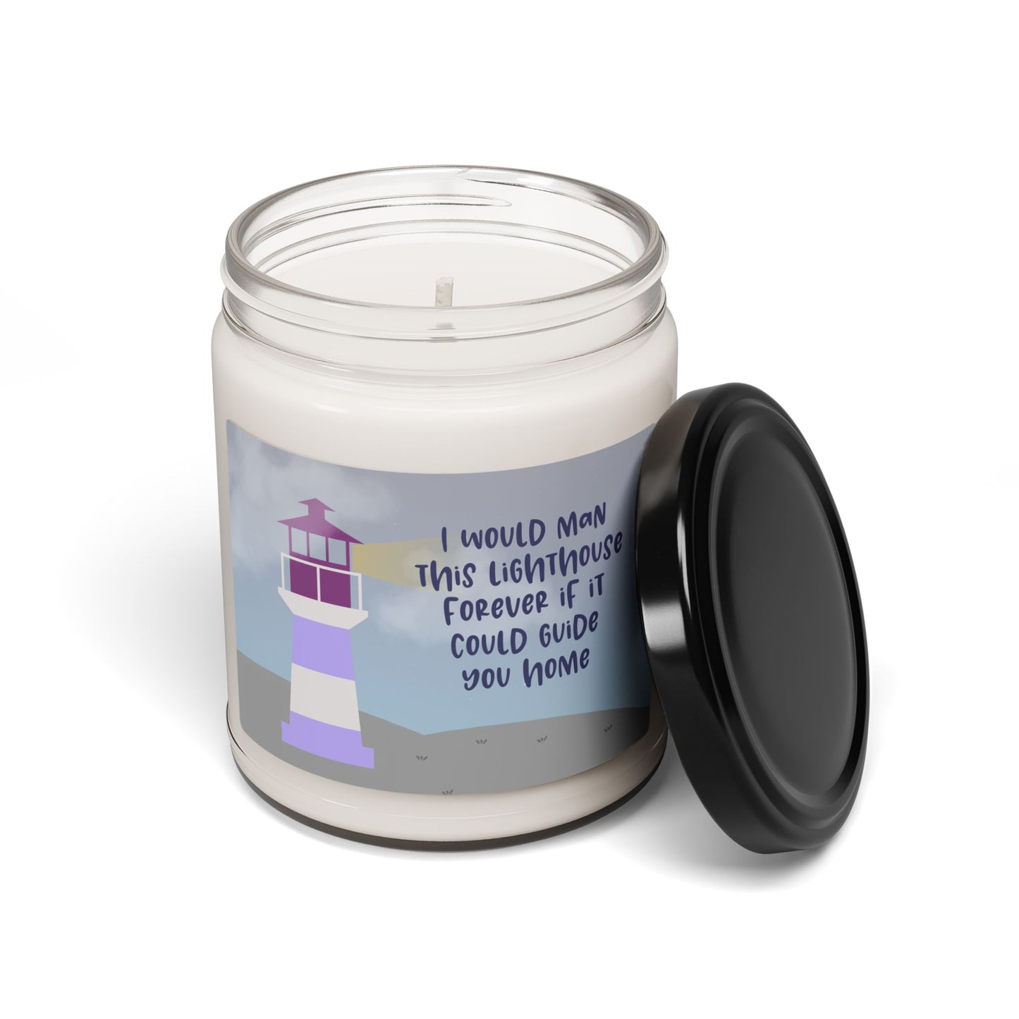 I would man this lighthouse forever if it could guide you home—Baby Loss Remembrance (9 oz soy candle)