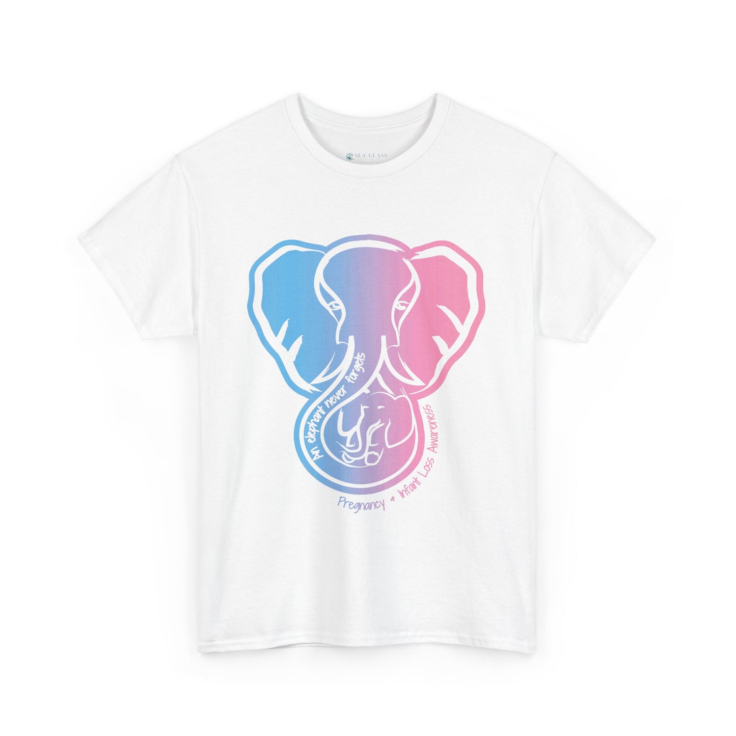 An Elephant Never Forgets; Mama and Baby—Pregnancy and Infant Loss Awareness (unisex t-shirt)