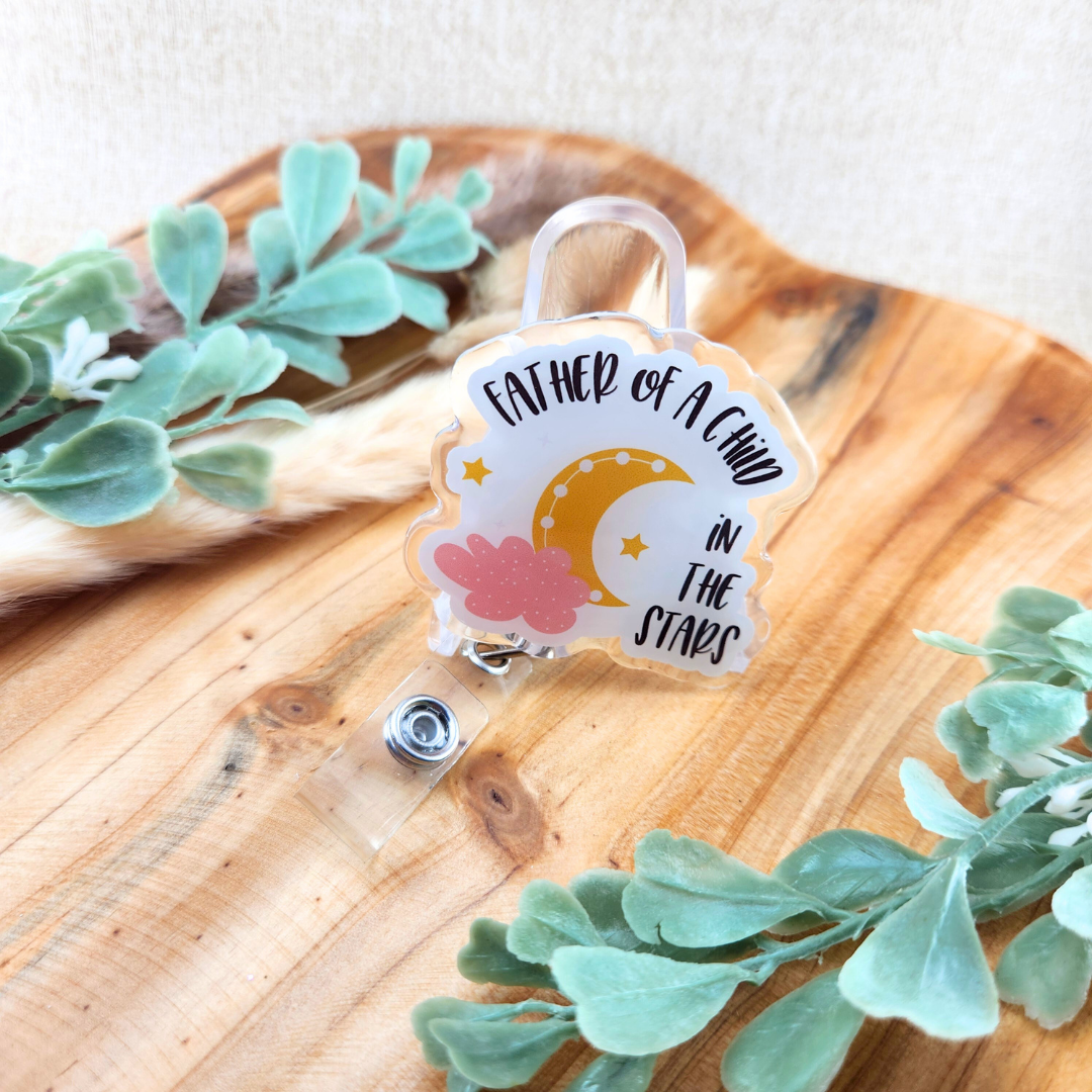 Child in the Stars; Mother/Father of a child in the stars—Bereaved Parenting (badge reel)