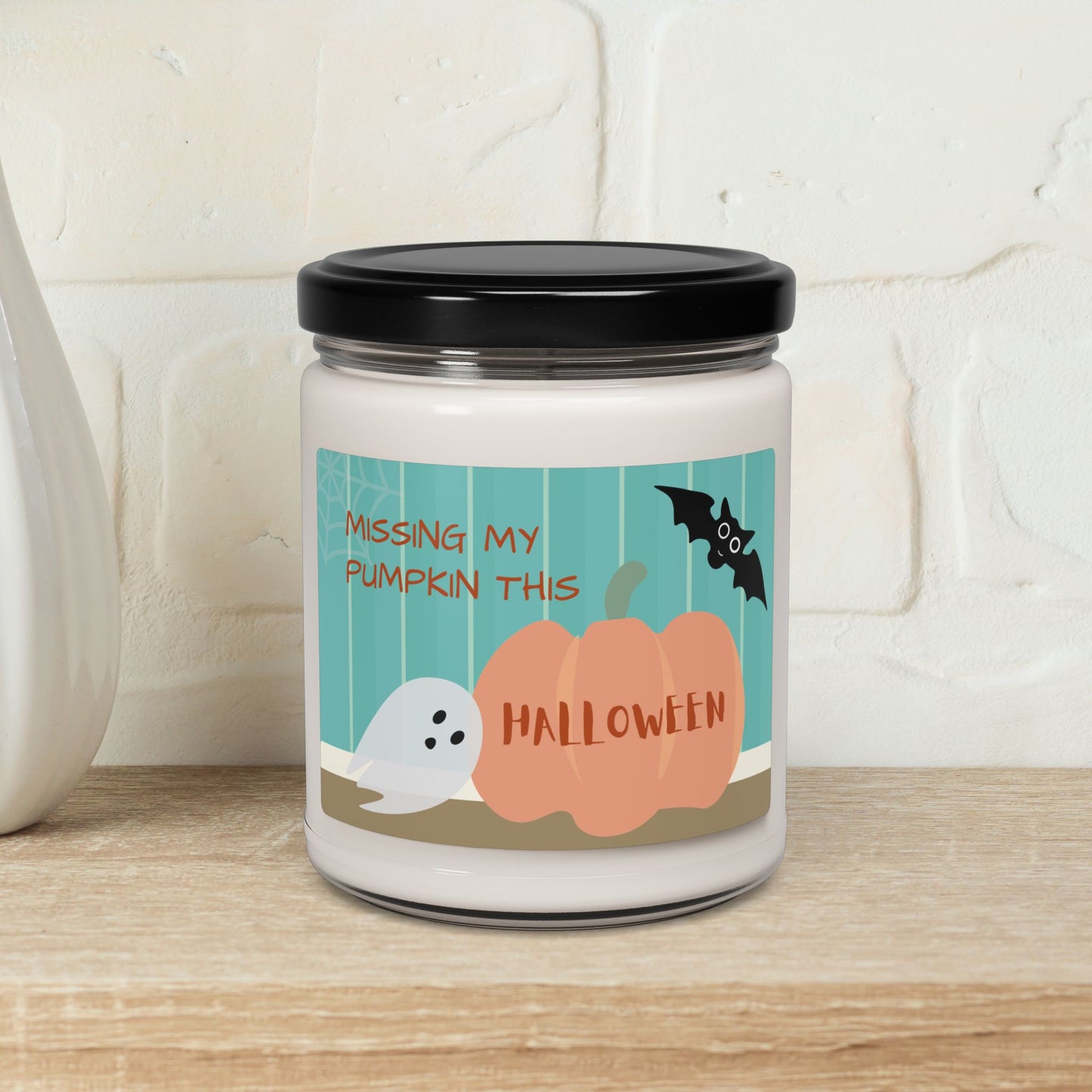 Orange Pumpkin, Missing my Pumpkin this Halloween—Baby Loss Remembrance (9 oz soy candle)