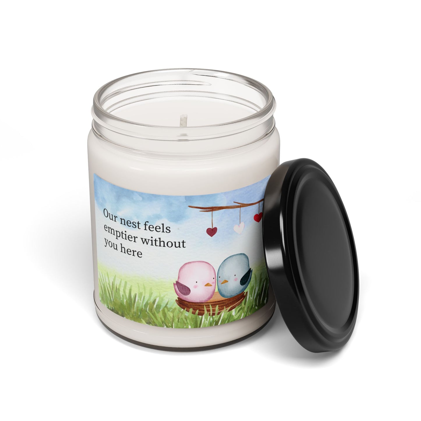 Our nest feels emptier without you here—Baby Loss Remembrance (9 oz soy candle)