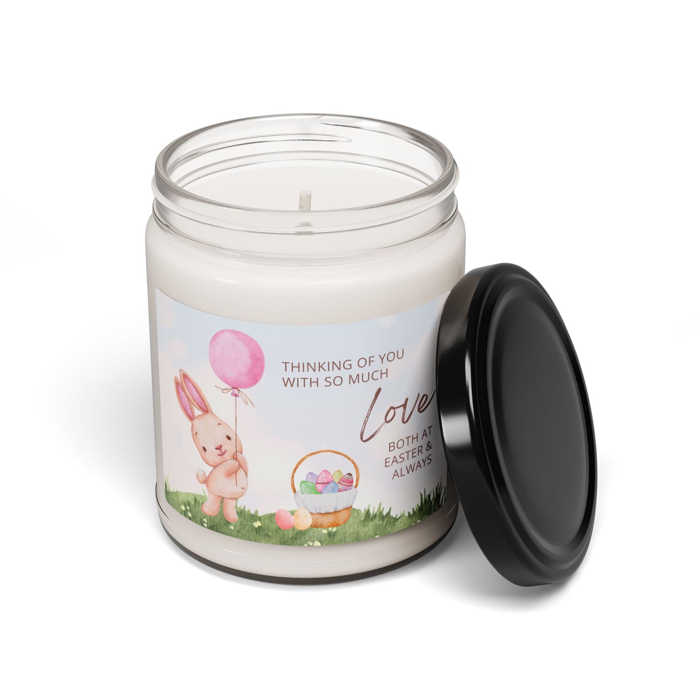 Easter Bunny Basket, Thinking of you with so much love, both at Easter and always—Baby Loss Remembrance (9 oz soy candle)