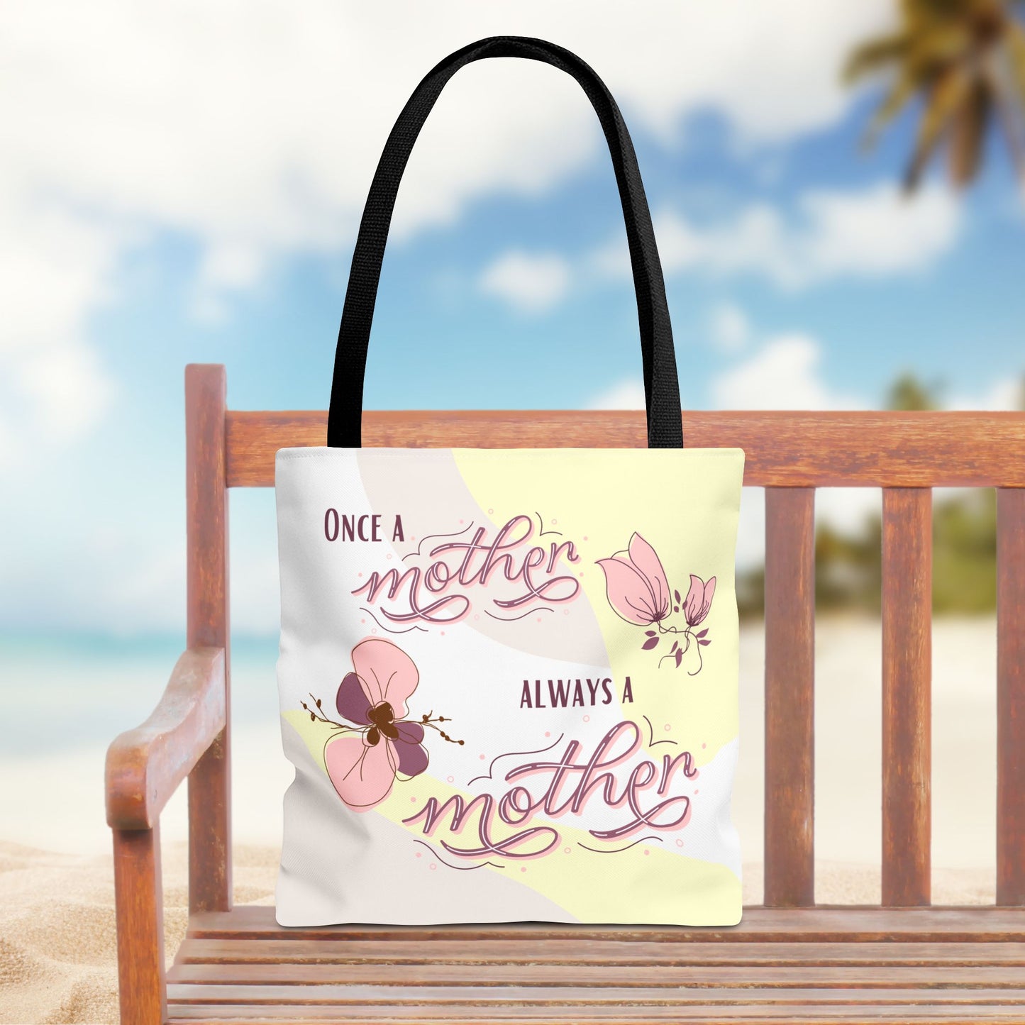 Once a mother, Always a mother—Baby Loss Remembrance (poly tote bag)