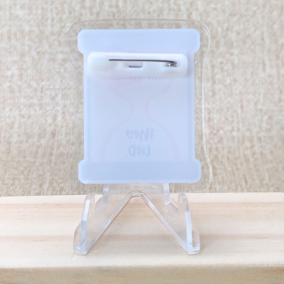 They Said 'Time Heals'; They Lied.—Life after Loss (acrylic pin)