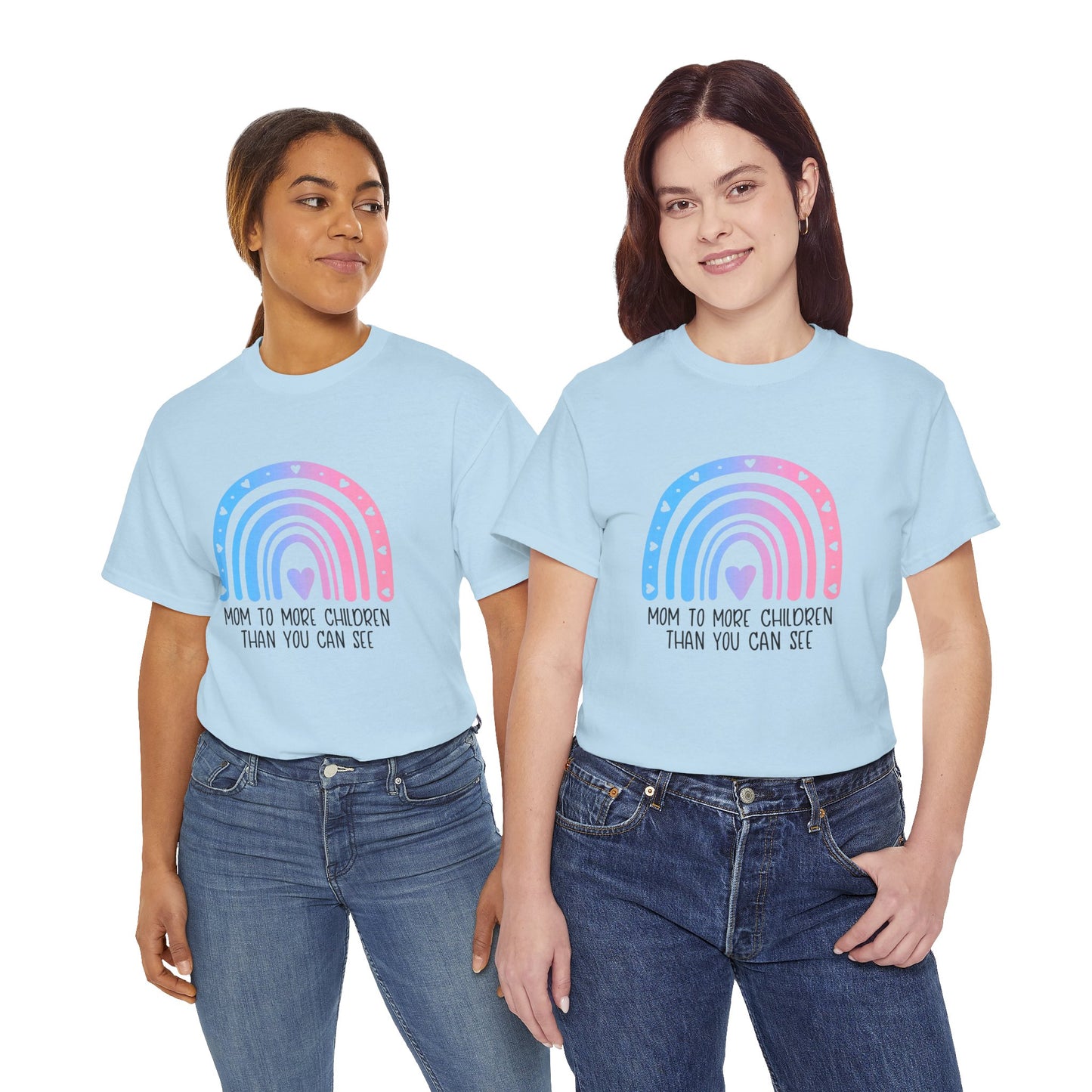 Mom/Dad to more children than you can see—Baby Loss Awareness and Remembrance (unisex T-shirt)