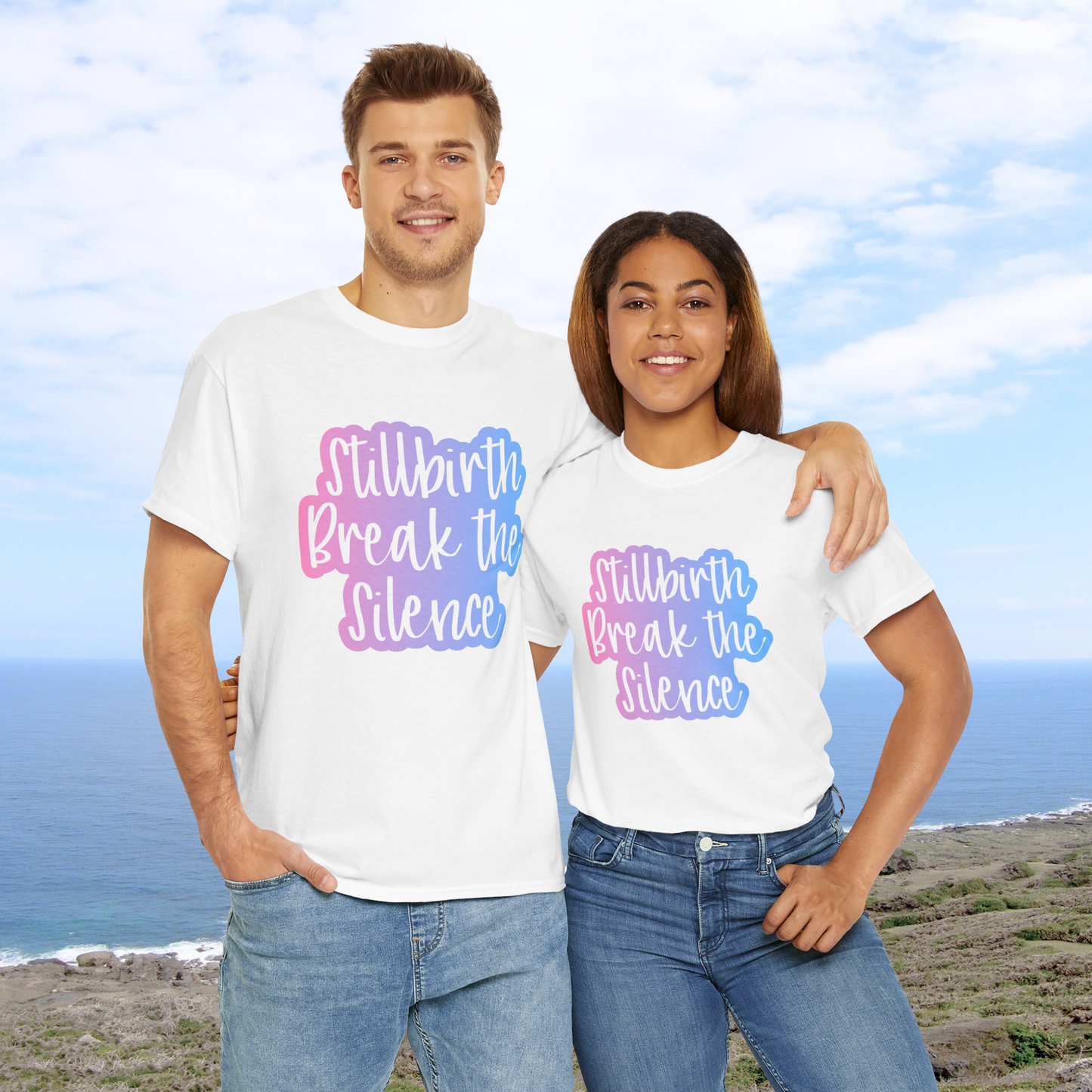 Stillbirth Break the Silence—Baby Loss Awareness and Remembrance (unisex t-shirt)