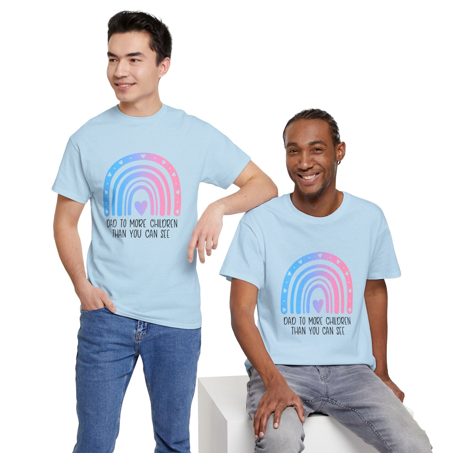 Mom/Dad to more children than you can see—Baby Loss Awareness and Remembrance (unisex T-shirt)