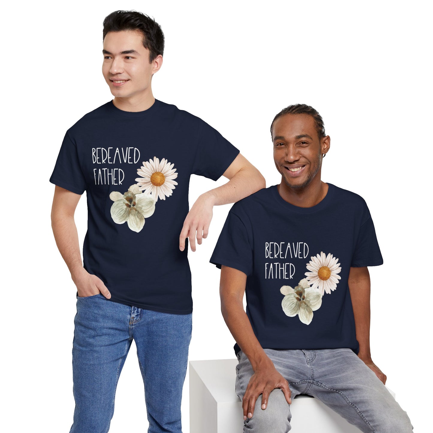Gold Florals Bereaved Mother/Father—Baby Loss Remembrance (unisex t-shirt)