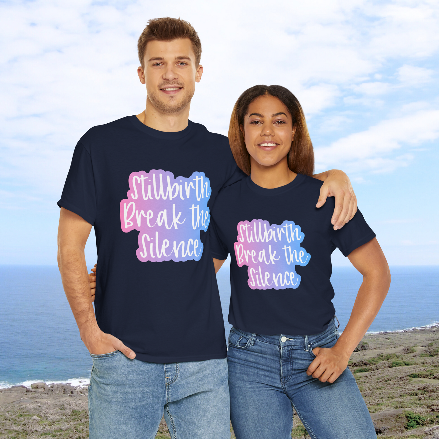 Stillbirth Break the Silence—Baby Loss Awareness and Remembrance (unisex t-shirt)