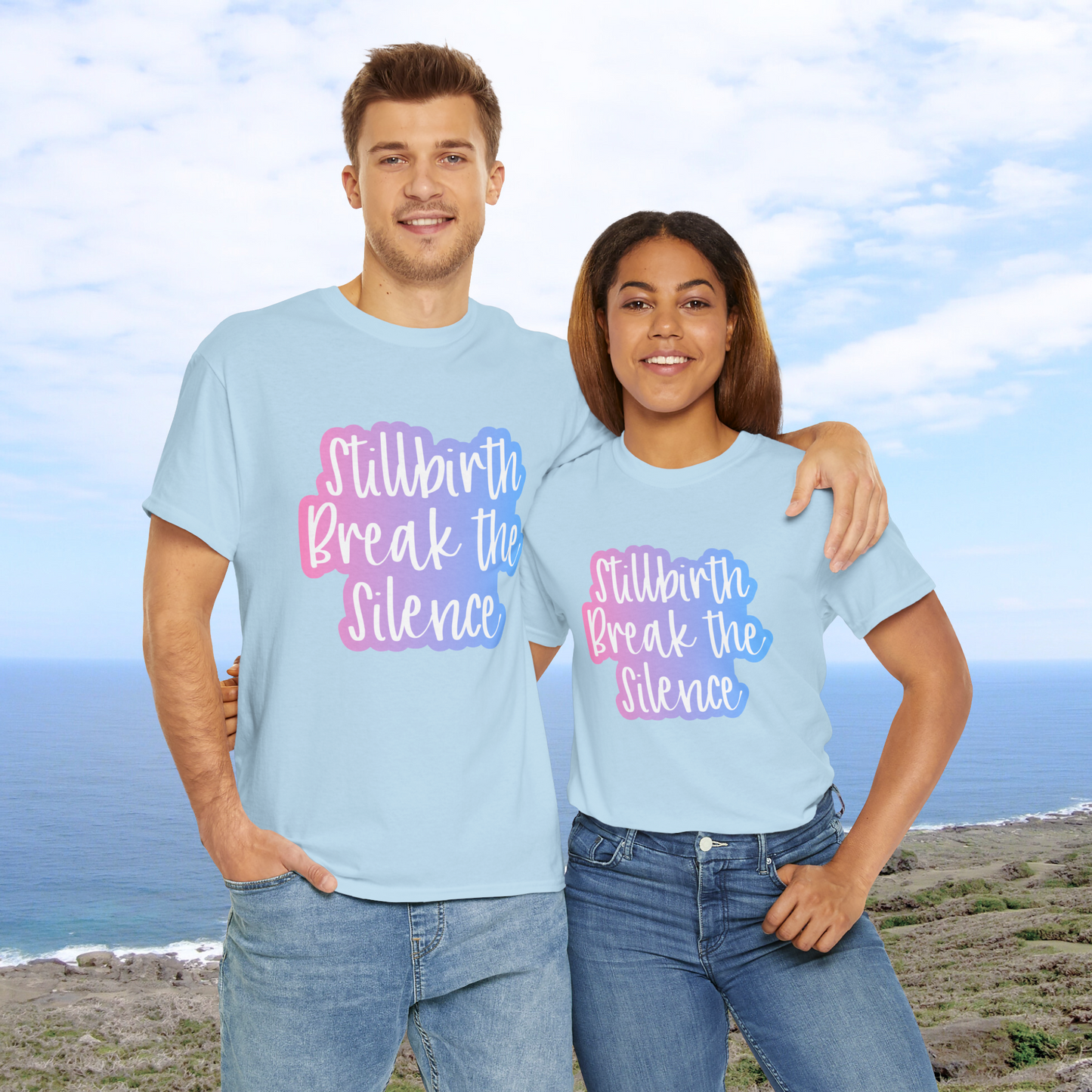 Stillbirth Break the Silence—Baby Loss Awareness and Remembrance (unisex t-shirt)