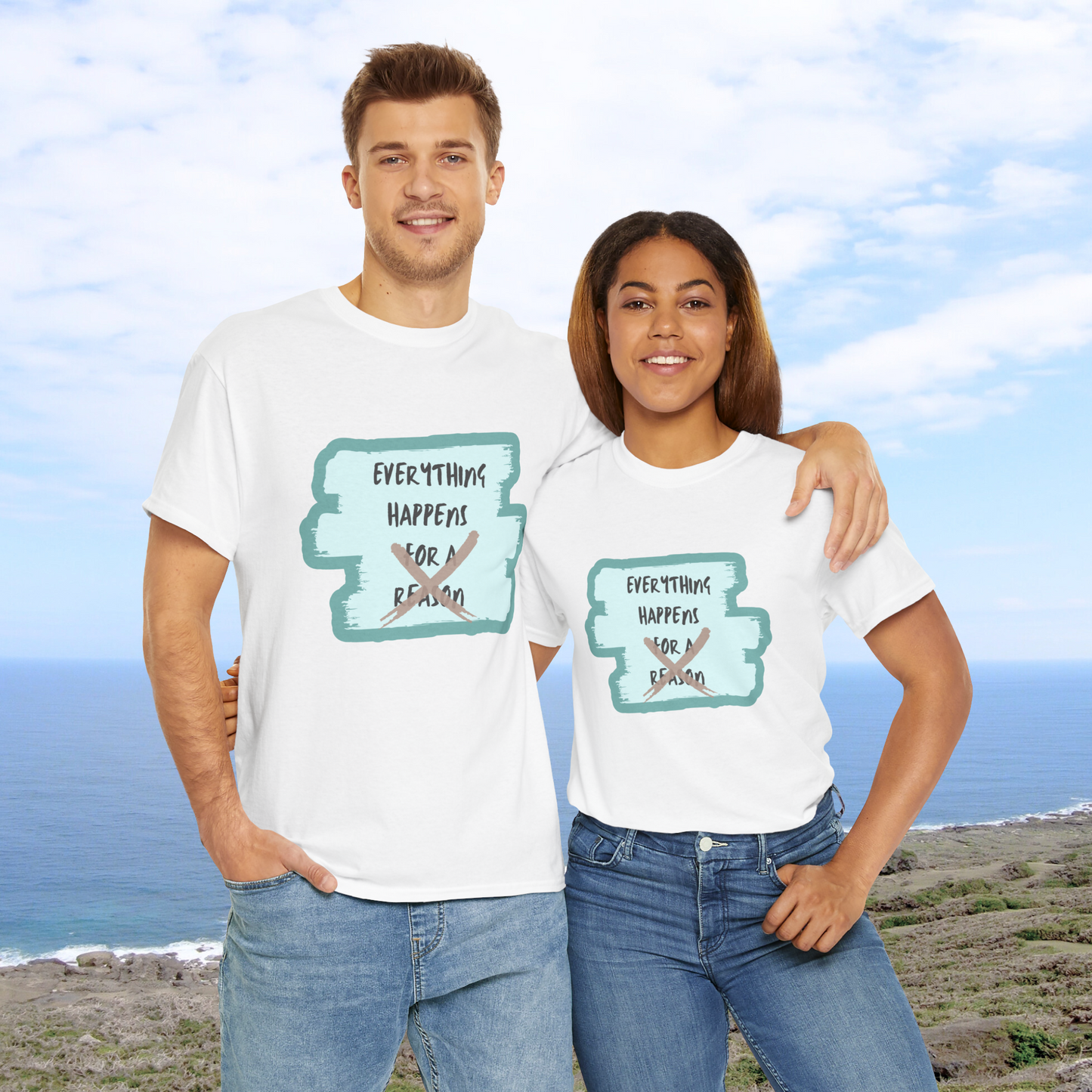 Everything Happens but not for a Reason—Dispelling Toxic Positivity (unisex t-shirt)