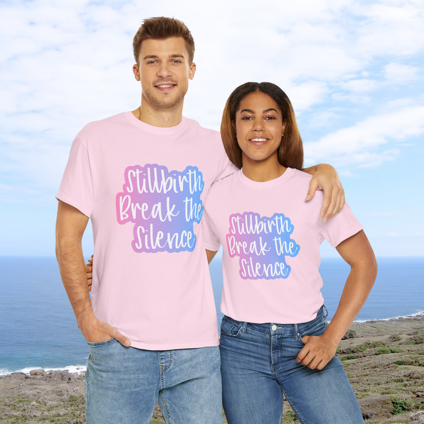 Stillbirth Break the Silence—Baby Loss Awareness and Remembrance (unisex t-shirt)