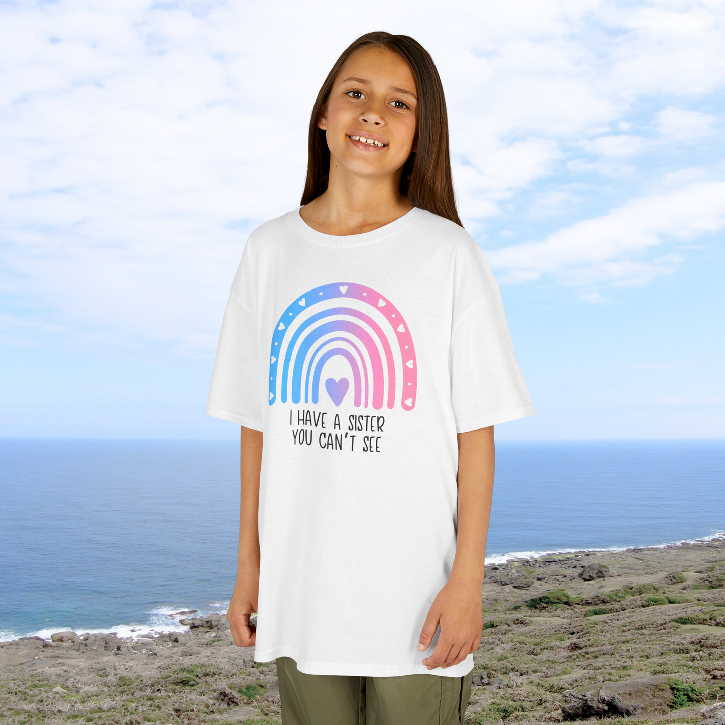I Have a Brother/Sister You Can't See—Baby Loss Remembrance (unisex t-shirt)