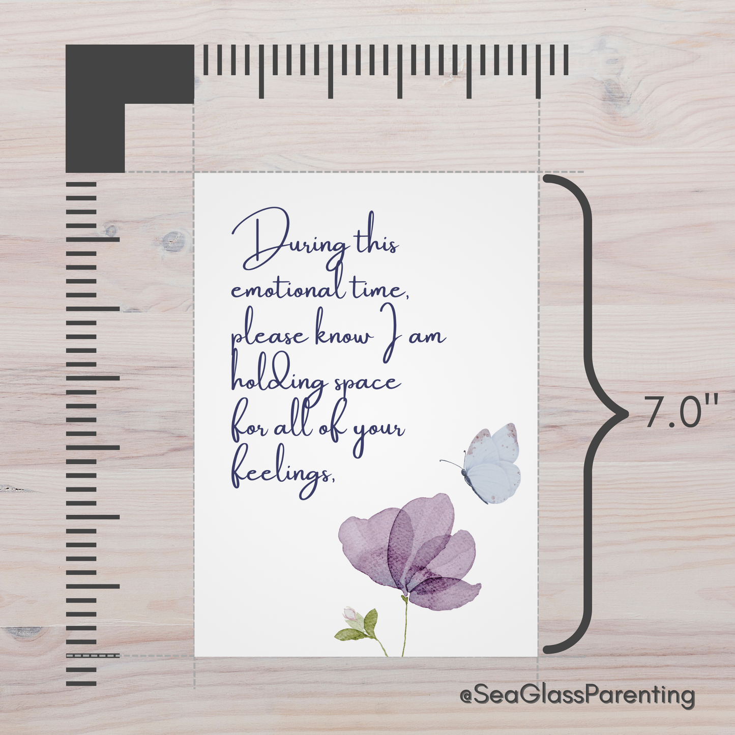 During this emotional time, please know I am holding so much hope for you—Pregnancy After Loss Support (greeting card)