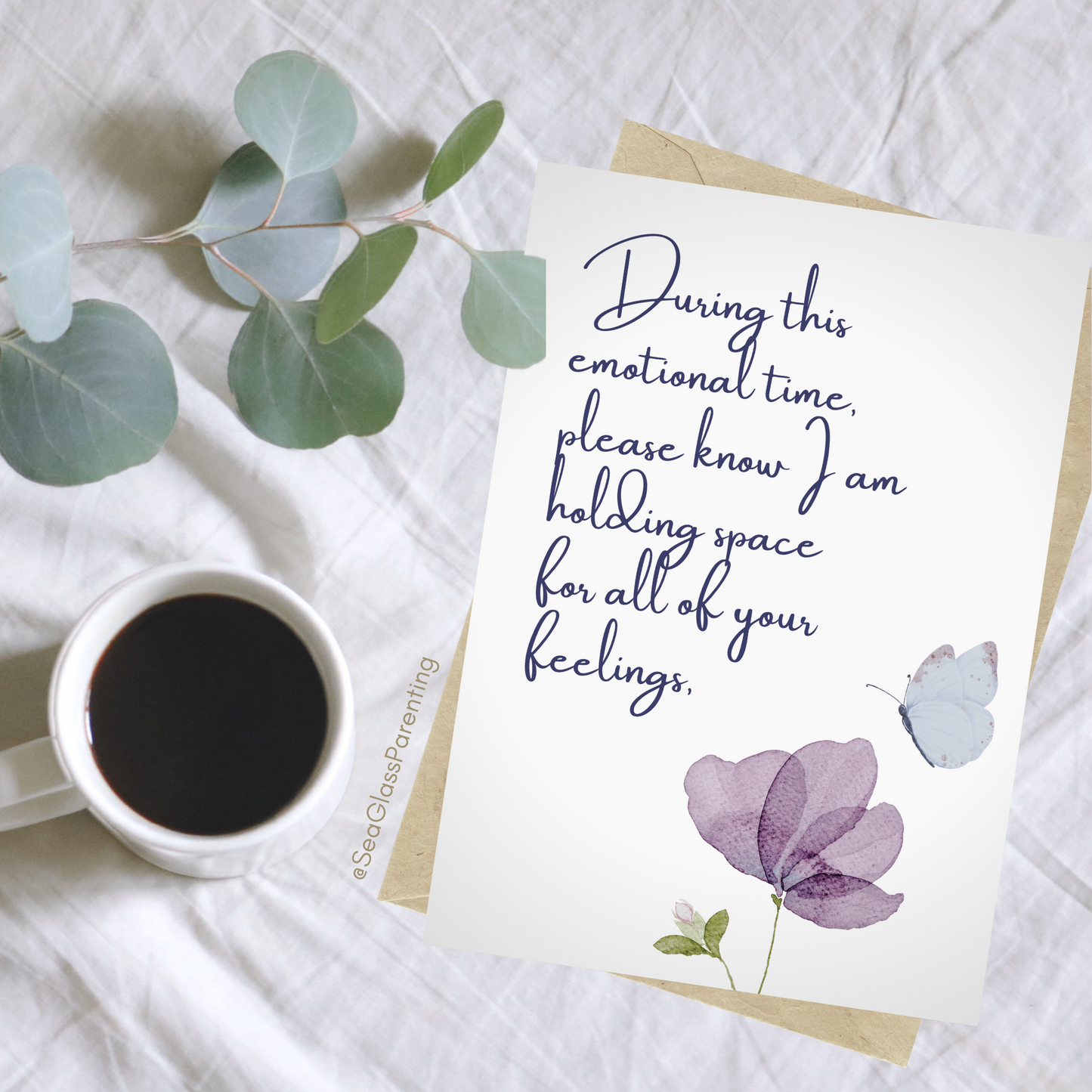 During this emotional time, please know I am holding so much hope for you—Pregnancy After Loss Support (greeting card)