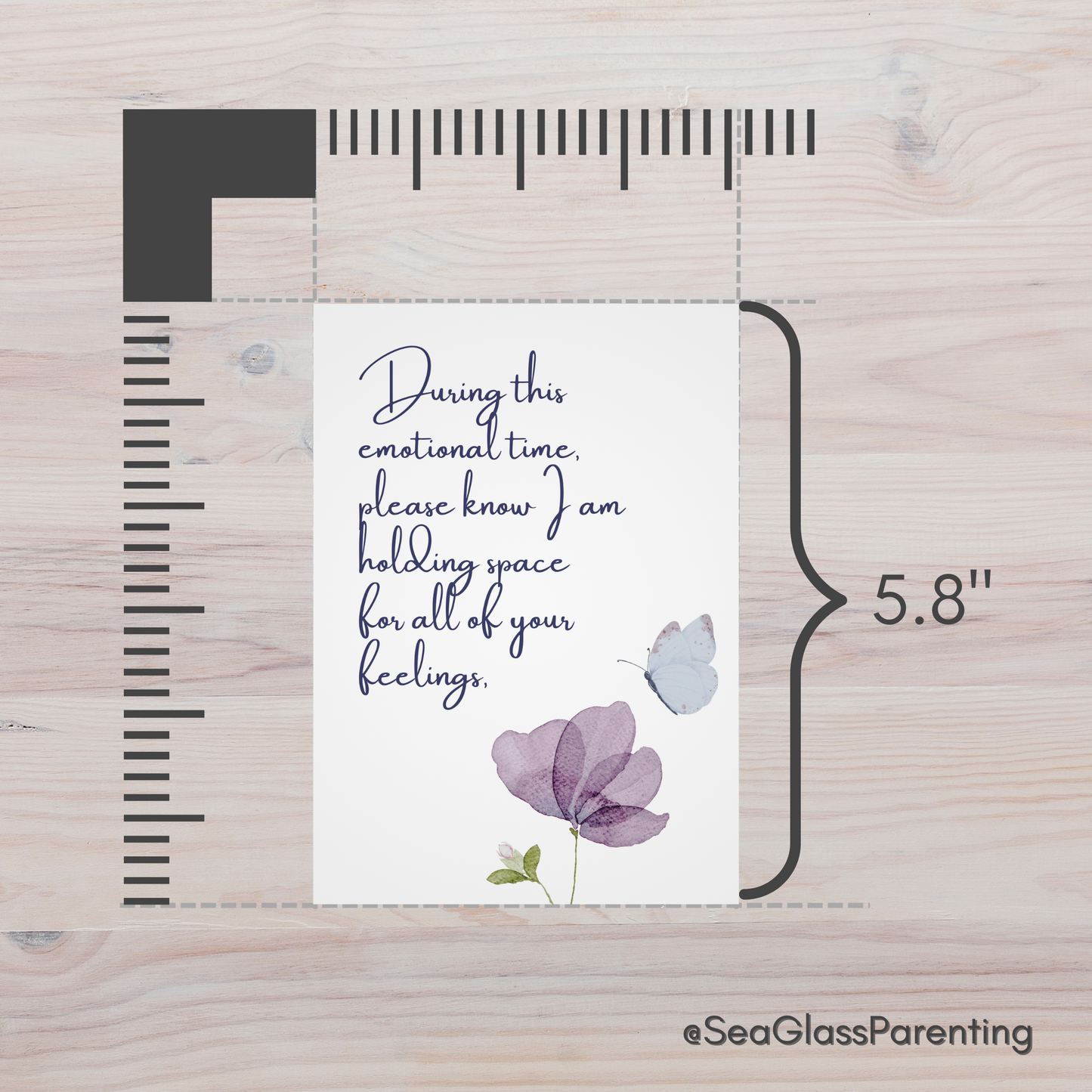 During this emotional time, please know I am holding so much hope for you—Pregnancy After Loss Support (greeting card)