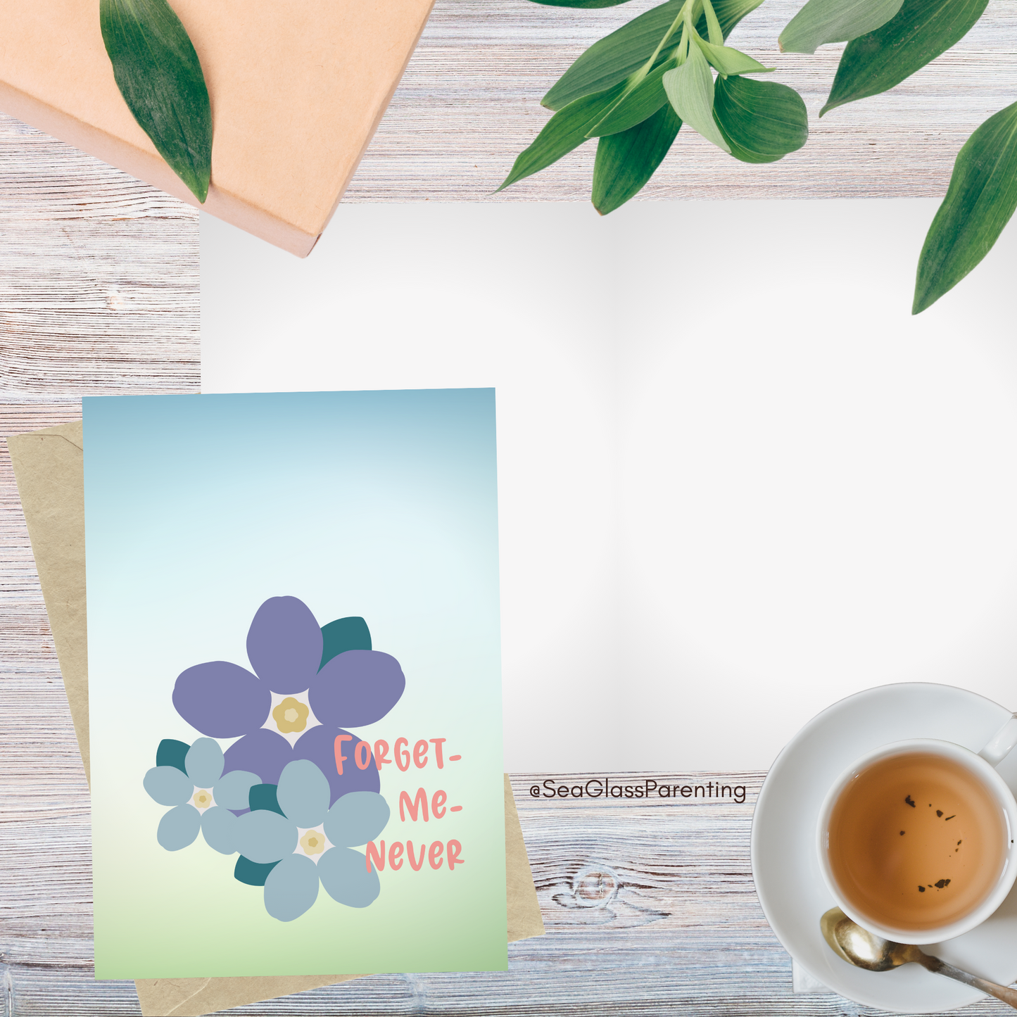 Forget me Never—Baby Loss Sympathy & Remembrance (greeting card)