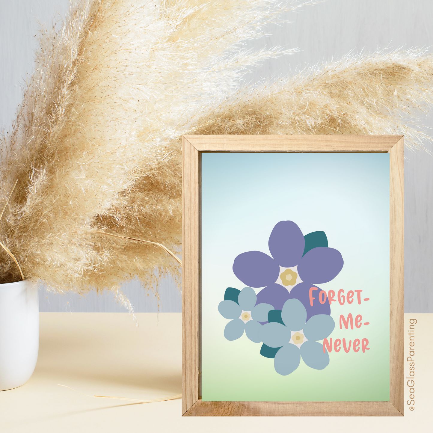 Forget me Never—Baby Loss Sympathy & Remembrance (greeting card)