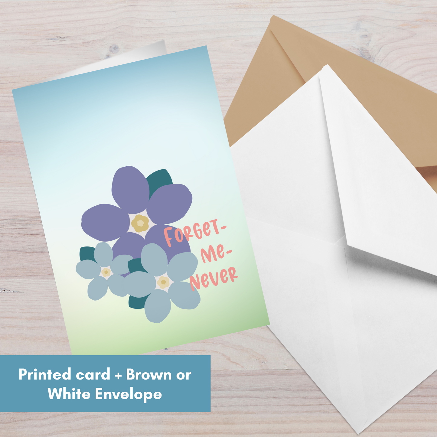Forget me Never—Baby Loss Sympathy & Remembrance (greeting card)