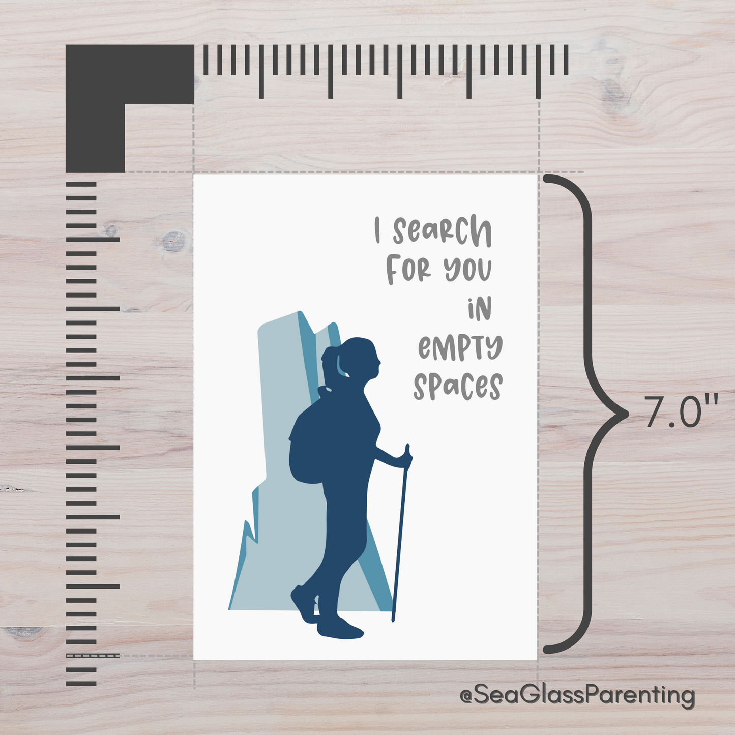 I Search For You in Empty Spaces—Letters to the Dead (greeting card)
