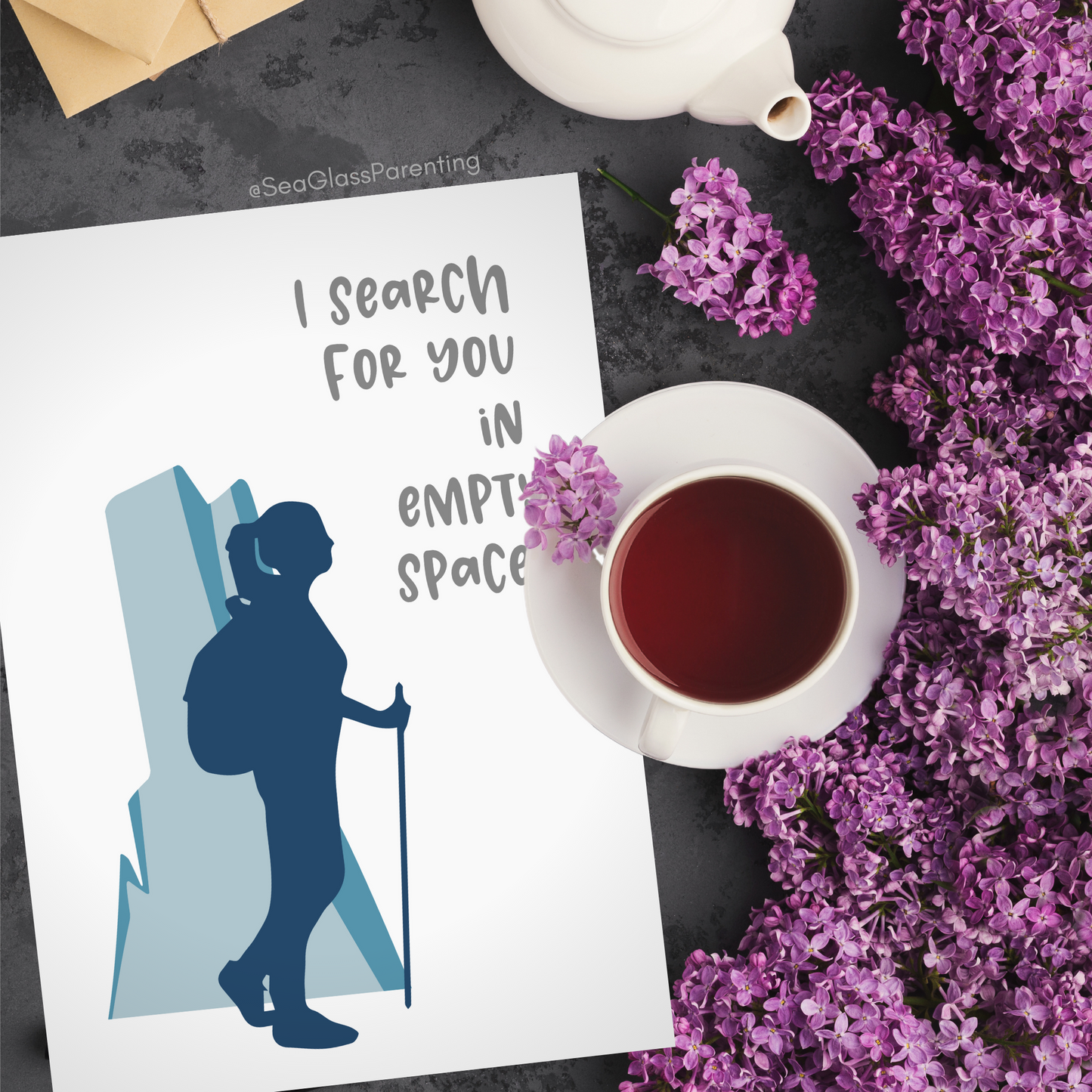 I Search For You in Empty Spaces—Letters to the Dead (greeting card)