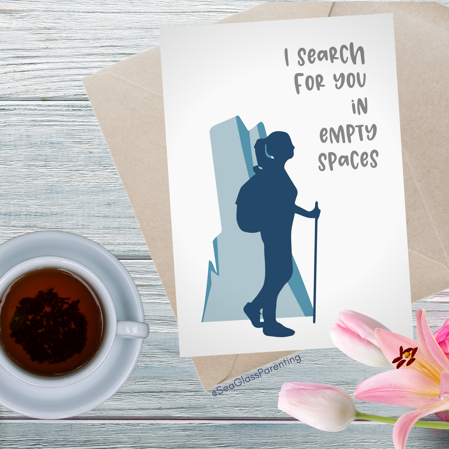I Search For You in Empty Spaces—Letters to the Dead (greeting card)