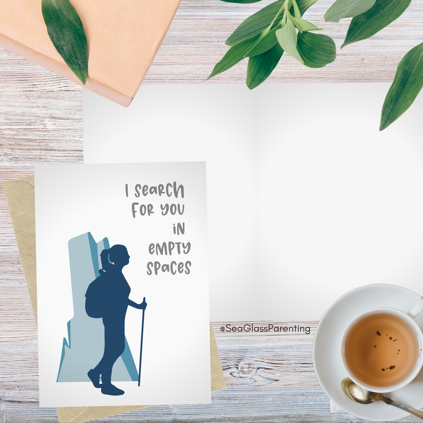 I Search For You in Empty Spaces—Letters to the Dead (greeting card)